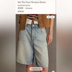 We The Free Montana Denim Short 30